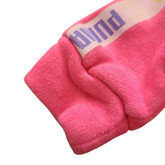 Puma Outfit Newborn Sweatshirt And Pants Pink And Gray - Picture 5 of 15